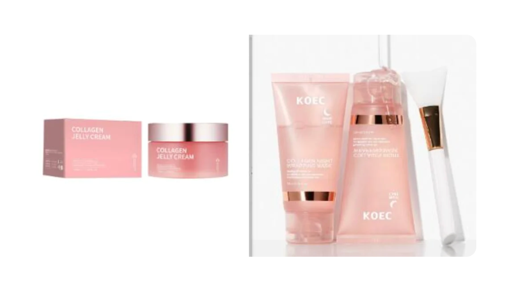 Collagen Jelly Cream & Brightening Collagen Wrapping Mask