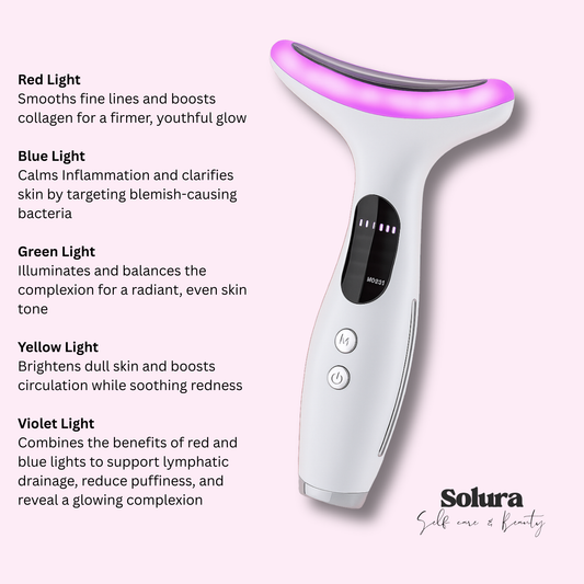 Solura Sculpt™ EMS & LED Face and Neck Device