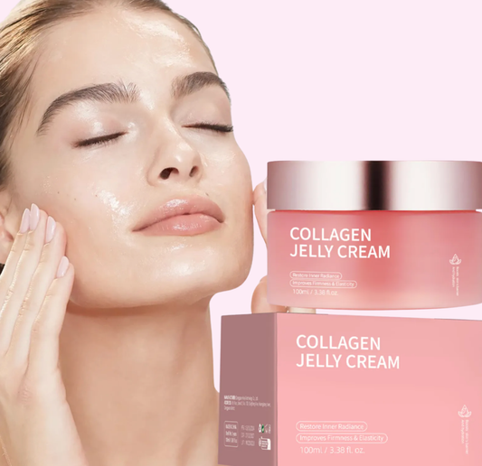 Collagen Jelly Cream & Brightening Collagen Wrapping Mask