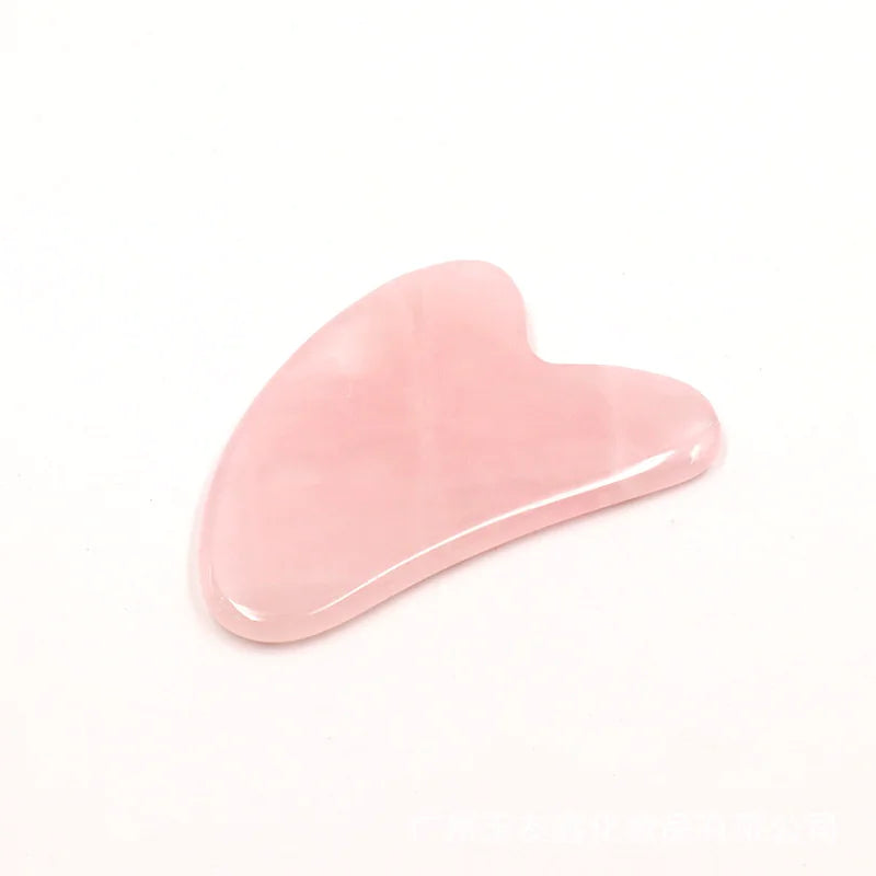 Roze Quartz & Jade Gua Sha