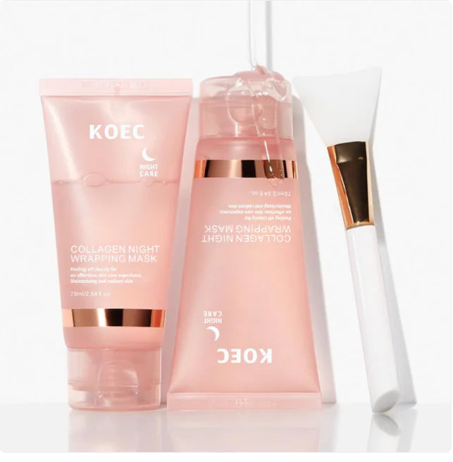 Hydrolyzed Collagen Wrapping Mask. Peel Off Facial Mask for Elasticity, Hydration & Glass Skin